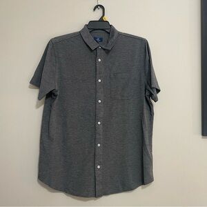 George Men's Charcoal Button Down Shirt Size Large 42-‎ 44~ Business Casual